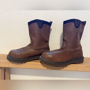 Doc marten steel toe boots